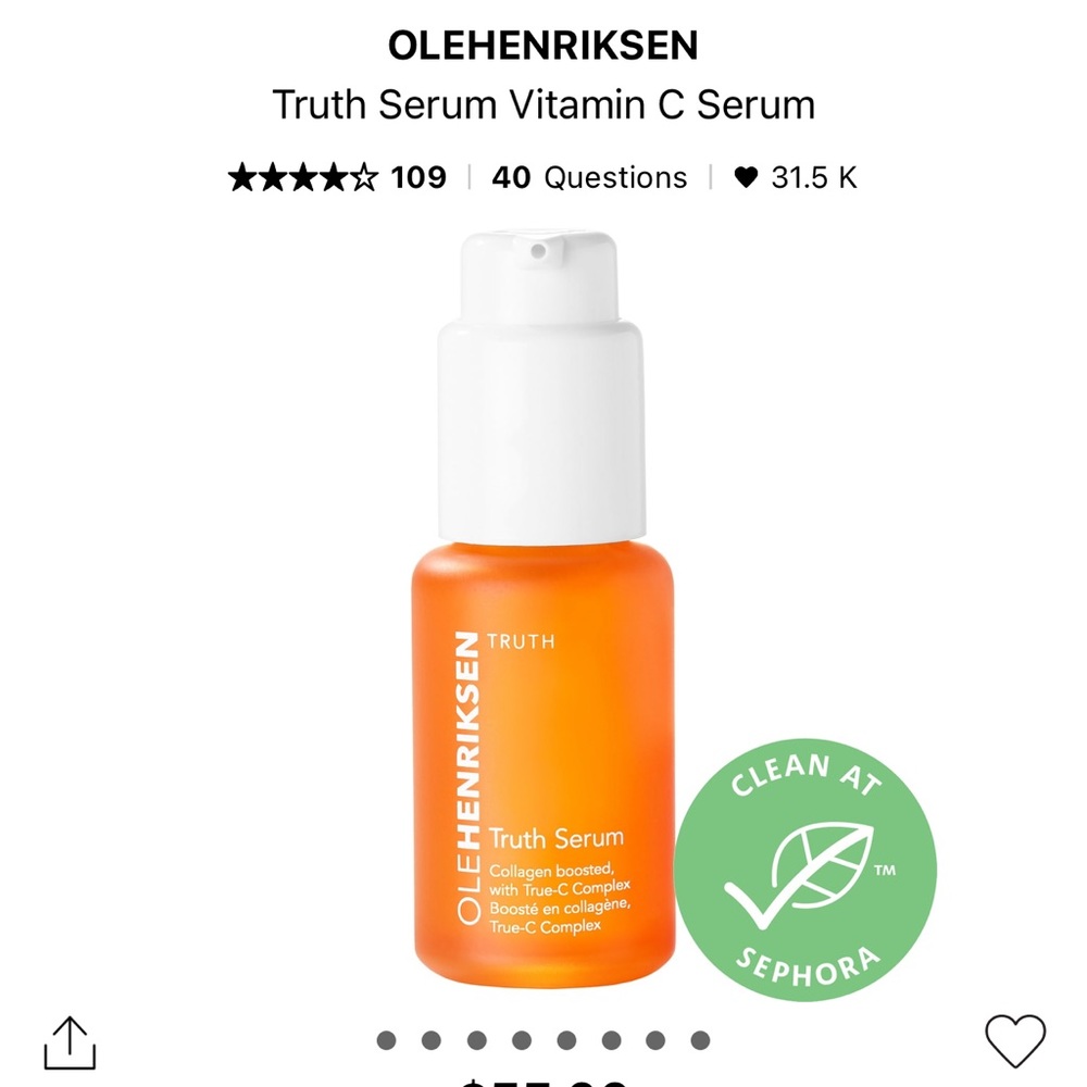Olehenriksen truth vitamin c serum new in box